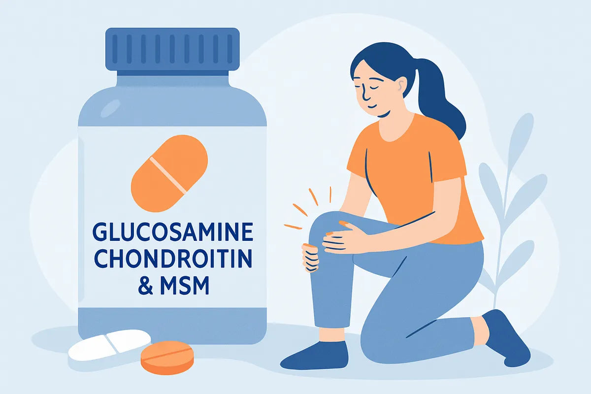 Glucosamine Chondroitin with MSM: What It Is, How It Works, and Whether It Helps - illustration
