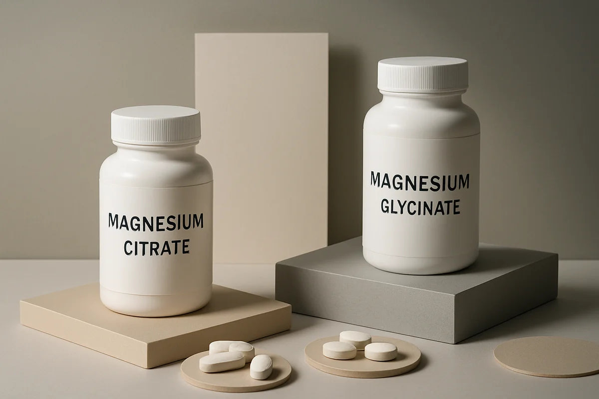 Magnesium Citrate vs Magnesium Glycinate: Which One Fits Your Body and Your Goals? - professional photograph