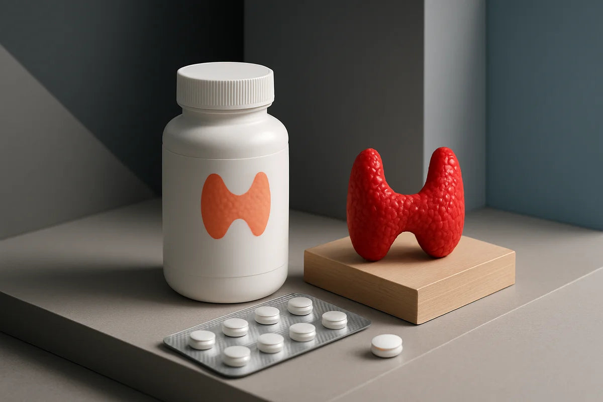Are thyroid support supplements safe with medication or are you risking an interaction? - professional photograph