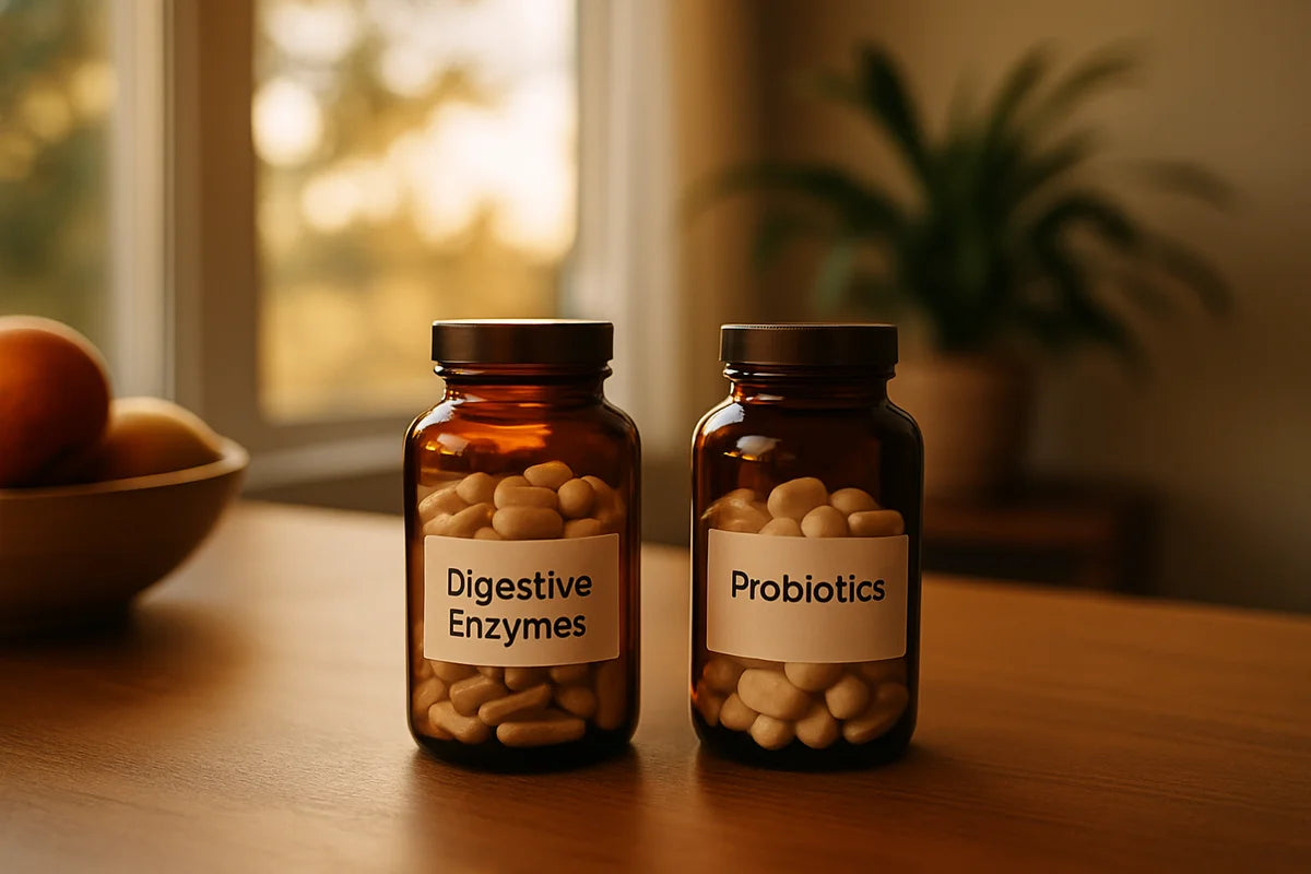 Digestive Enzymes vs Probiotics: Which One Helps Your Gut Problems? - professional photograph