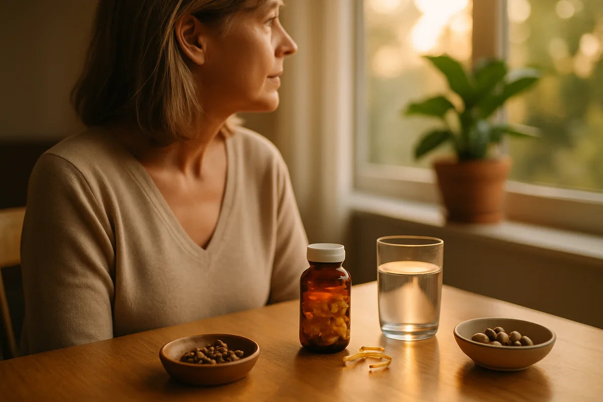 Natural Supplements for Managing Perimenopause Symptoms Without Guesswork - professional photograph