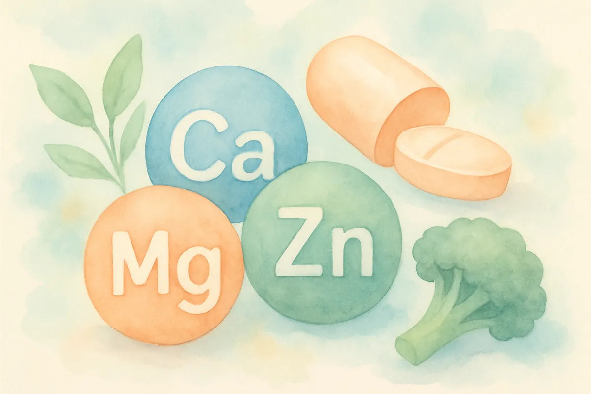 Calcium Magnesium Zinc: Why This Trio Matters for Your Health - illustration