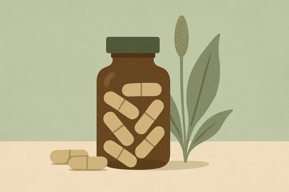 Psyllium Husk Capsules: A Simple Way to Support Digestive Health - illustration