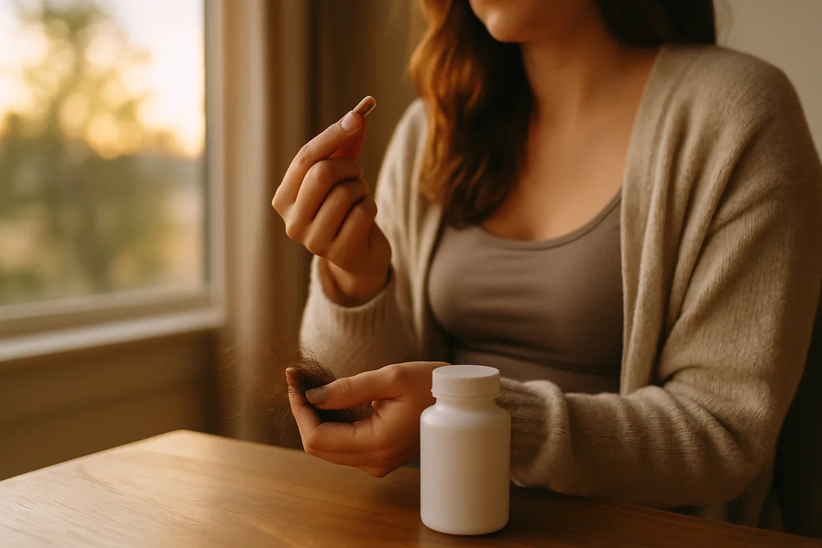 Supplements for Postpartum Hair Loss and Shedding That Make Sense and What to Skip - professional photograph
