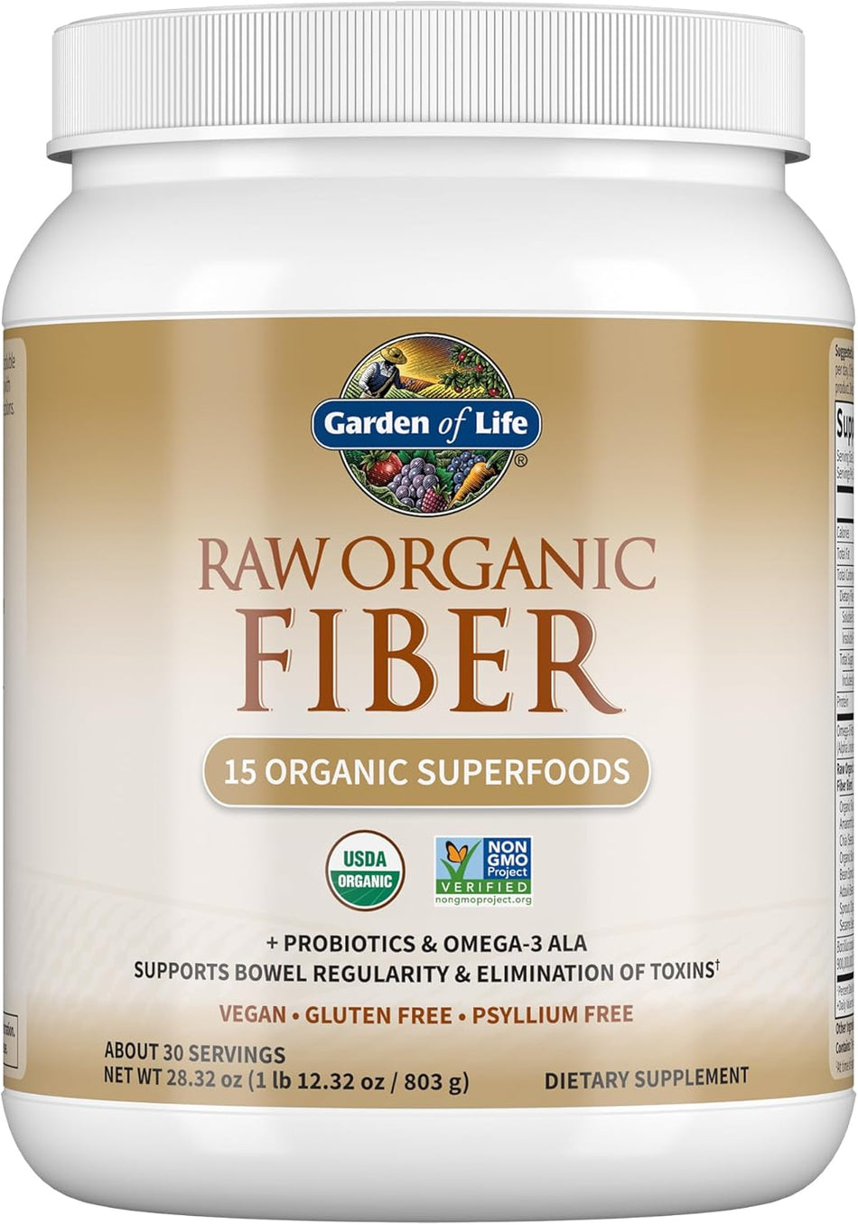 Garden of Life RAW Organic Fiber - 803g Powder