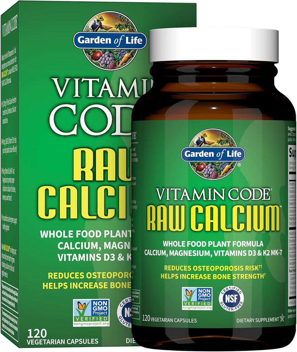 Garden of Life Vitamin Code RAW Calcium - 120 Capsules