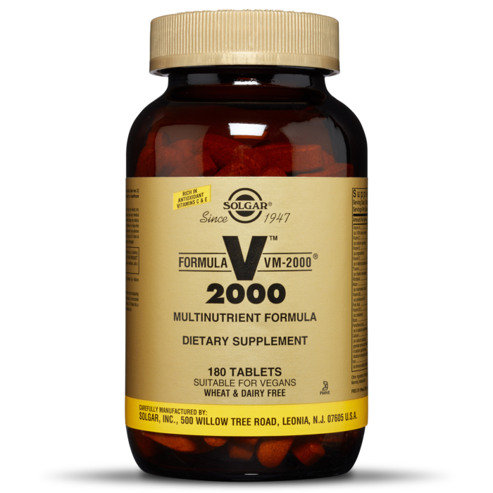 Solgar Formula VM-2000 (Multinutrient System) 180 Tablets
