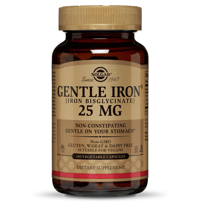Solgar GENTLE IRON  VEGETABLE 180 CAPSULES